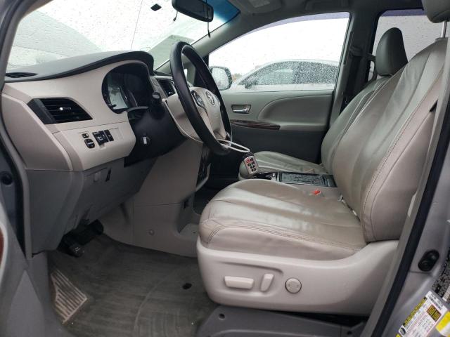 5TDYK3DC7ES463003 - 2014 TOYOTA SIENNA XLE SILVER photo 7