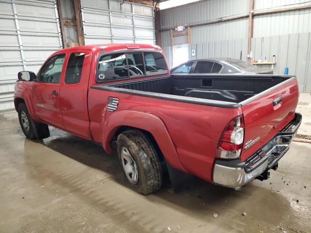 5TFUX4EN5BX005973 - 2011 TOYOTA TACOMA ACCESS CAB RED photo 2