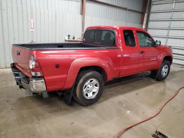 5TFUX4EN5BX005973 - 2011 TOYOTA TACOMA ACCESS CAB RED photo 3