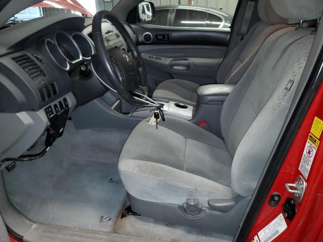 5TFUX4EN5BX005973 - 2011 TOYOTA TACOMA ACCESS CAB RED photo 7