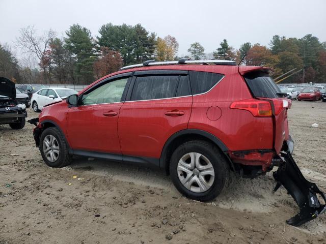 JTMBFREV5FD140983 - 2015 TOYOTA RAV4 LE წითელი ფოტო 2