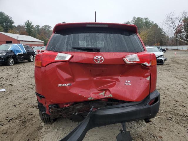 JTMBFREV5FD140983 - 2015 TOYOTA RAV4 LE წითელი ფოტო 6