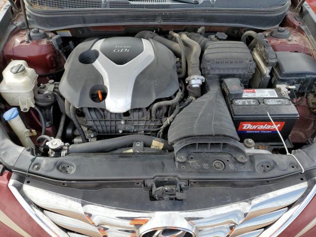 5NPEC4ABXBH172675 - 2011 HYUNDAI SONATA SE RED photo 11