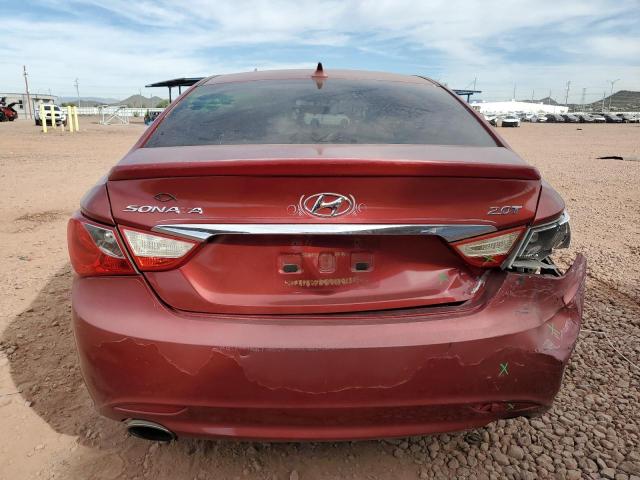 5NPEC4ABXBH172675 - 2011 HYUNDAI SONATA SE RED photo 6
