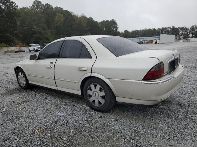 1LNHM86S95Y610689 - 2005 LINCOLN LS WHITE photo 2