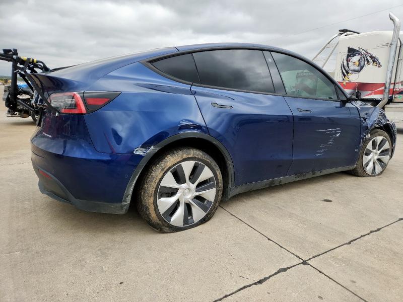 5YJYGDEE2MF099227 - 2021 TESLA MODEL Y BLUE photo 3