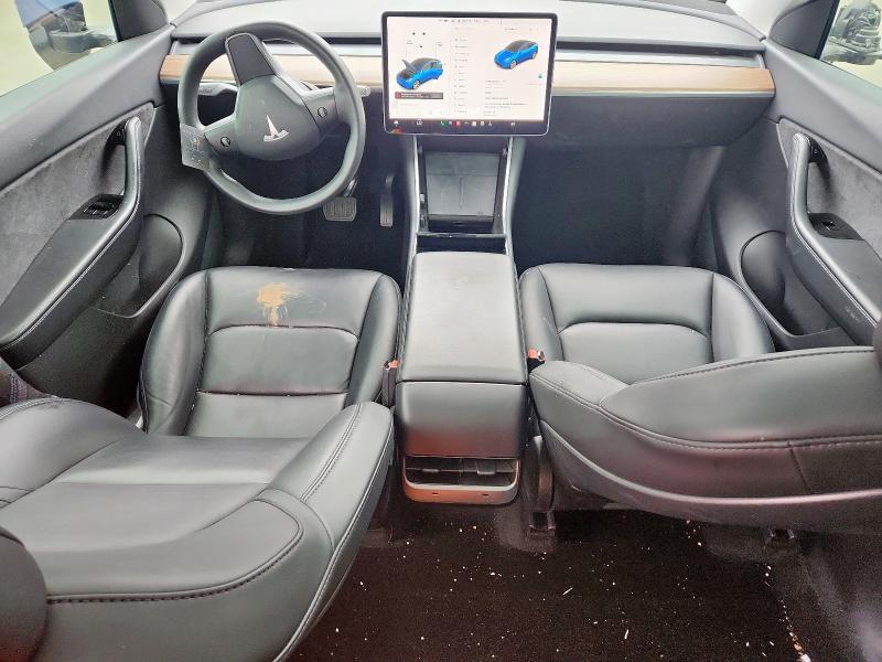 5YJYGDEE2MF099227 - 2021 TESLA MODEL Y BLUE photo 8