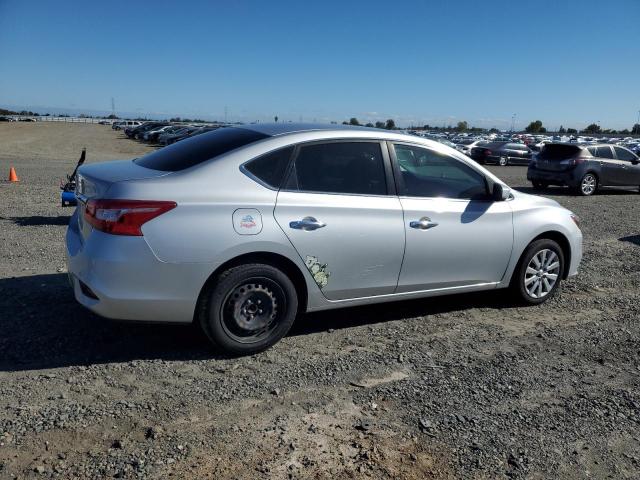 3N1AB7AP0KY228109 - 2019 NISSAN SENTRA S SILVER photo 3
