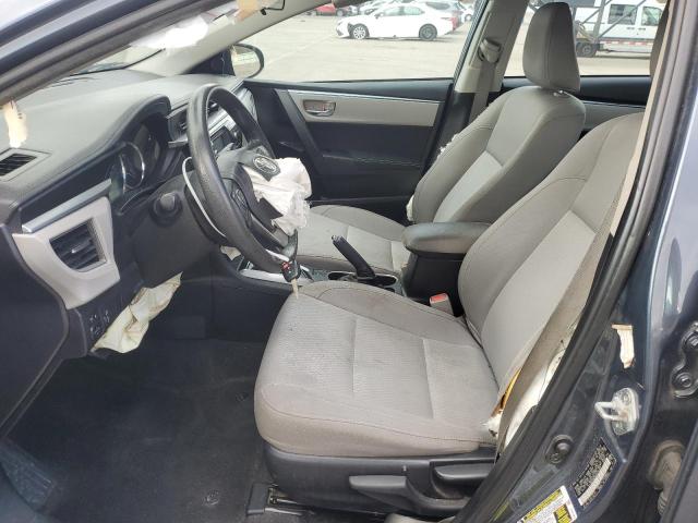 2T1BURHE8GC616367 - 2016 TOYOTA COROLLA L GRAY photo 7