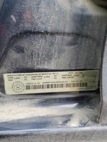 3VWRM71K59M060514 - 2009 VOLKSWAGEN JETTA SE BLUE photo 12