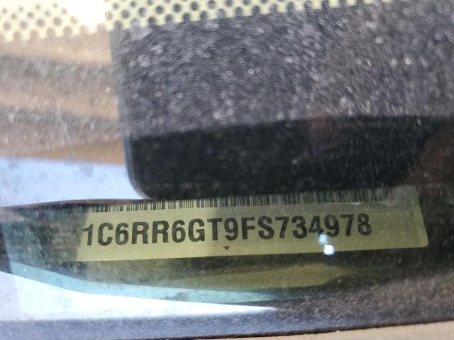 1C6RR6GT9FS734978 - 2015 RAM 1500 SLT BLACK photo 12