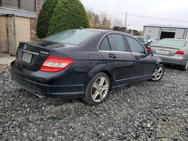 WDDGF8BB4BR173969 - 2011 MERCEDES-BENZ C 300 4MATIC BLACK photo 3