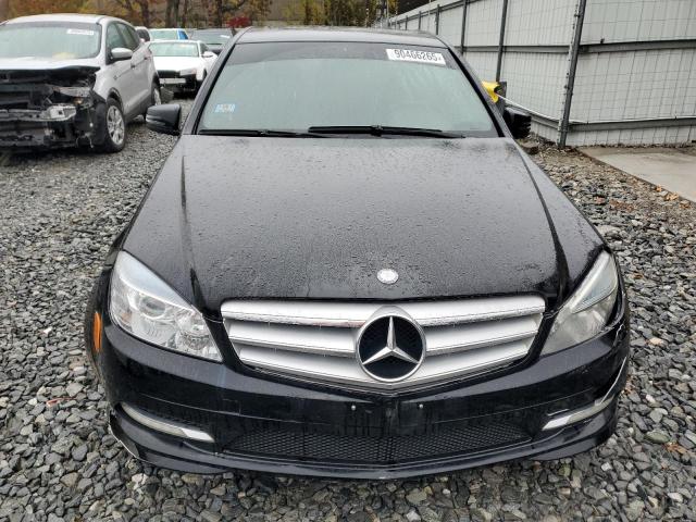 WDDGF8BB4BR173969 - 2011 MERCEDES-BENZ C 300 4MATIC BLACK photo 5