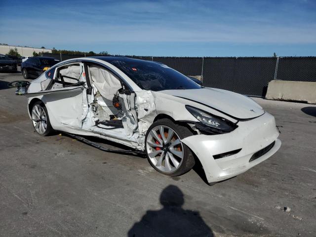 5YJ3E1EB5KF487411 - 2019 TESLA MODEL 3 Weiß Foto 4