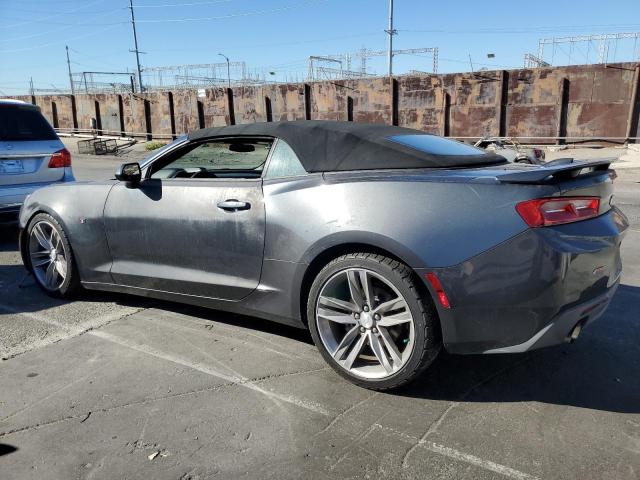 1G1FB3DSXH0208408 - 2017 CHEVROLET CAMARO LT GRAY photo 2