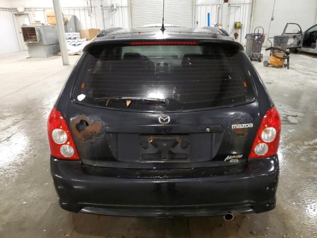 JM1BJ246921486899 - 2004 MAZDA PROTOGE5 PR5 BLACK photo 6