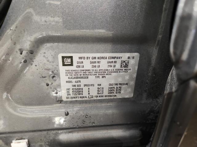 KL4CJASBXKB953038 - 2019 BUICK ENCORE PREFERRED 灰色 照片 13