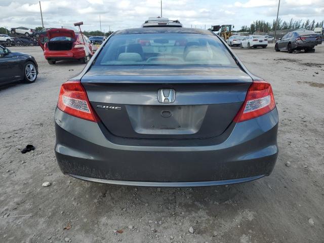 2HGFG3B51CH529183 - 2012 HONDA CIVIC LX GRAY photo 6