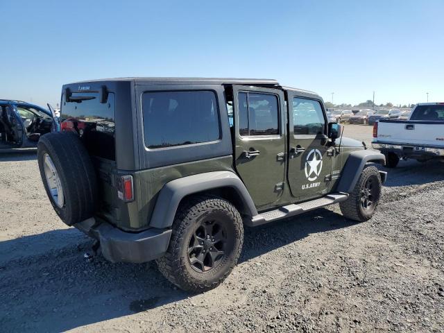 1C4BJWDG9FL696249 - 2015 JEEP WRANGLER U SPORT 绿色 照片 3