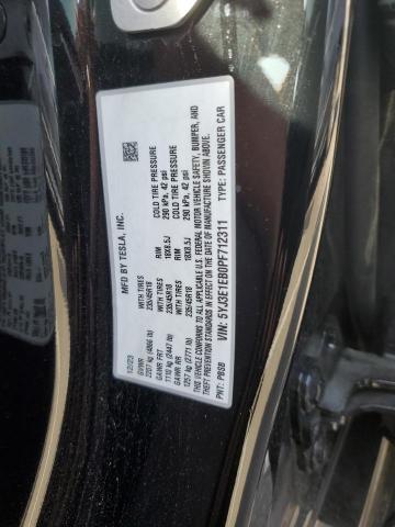 5YJ3E1EB0PF712311 - 2023 TESLA MODEL 3 Qara foto 12