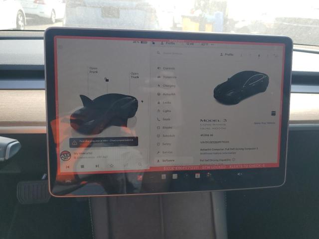 5YJ3E1EB0PF712311 - 2023 TESLA MODEL 3 Qara foto 9