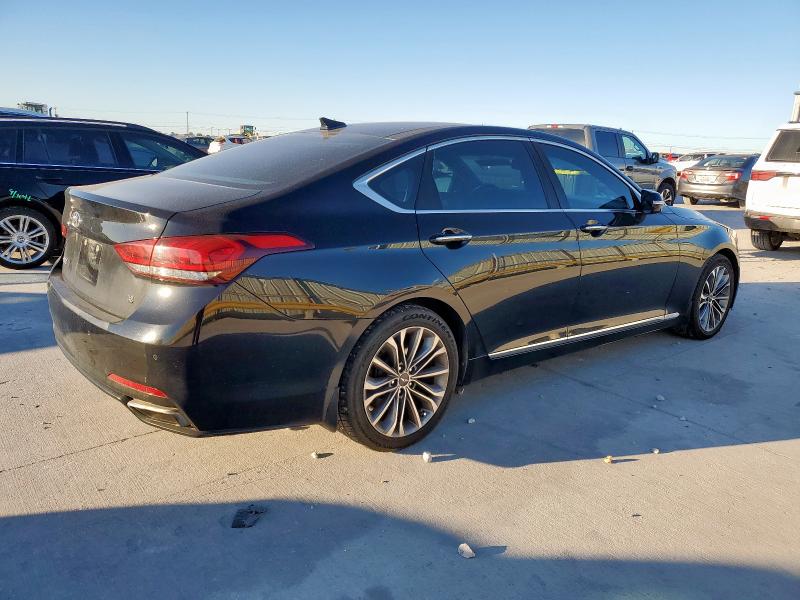 KMHGN4JE3GU130368 - 2016 HYUNDAI GENESIS 3.8L 黑色 照片 3