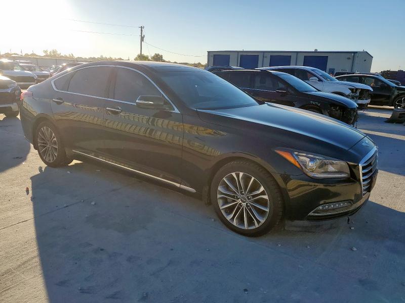 KMHGN4JE3GU130368 - 2016 HYUNDAI GENESIS 3.8L 黑色 照片 4