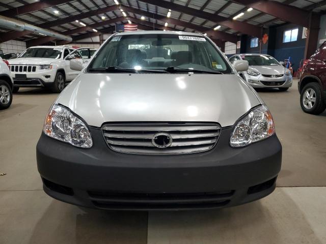 2T1BR32E73C026646 - 2003 TOYOTA COROLLA CE SILVER photo 5