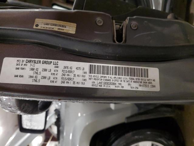 1J4NF1GB5BD263804 - 2011 JEEP PATRIOT SPORT GRAY photo 13