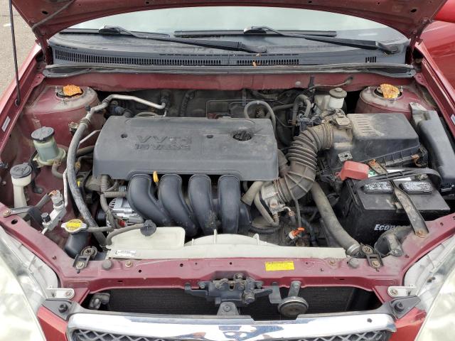 1NXBR32E37Z903542 - 2007 TOYOTA COROLLA CE MAROON photo 11