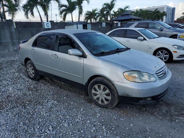 1NXBR38E44Z250089 - 2004 TOYOTA COROLLA CE Silber Foto 4