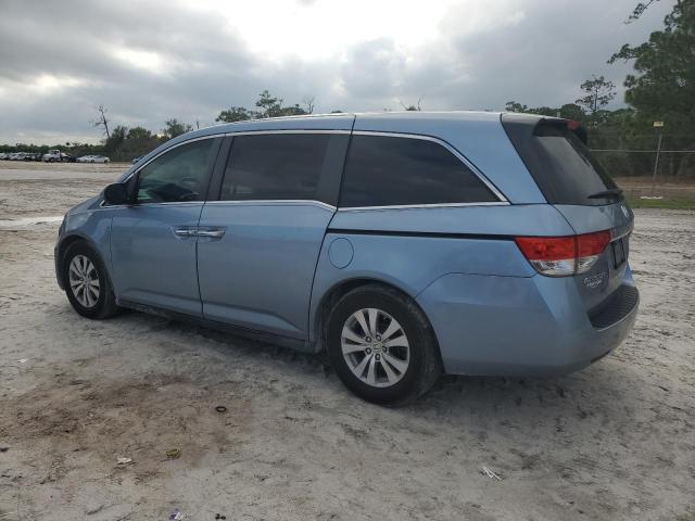 5FNRL5H46EB073529 - 2014 HONDA ODYSSEY EX BLUE photo 2