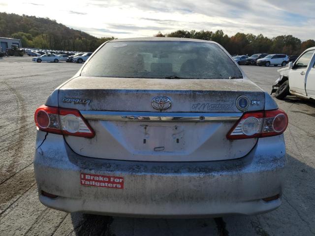 2T1BU4EE6DC945653 - 2013 TOYOTA COROLLA BASE ვერცხლისფერი ფოტო 6