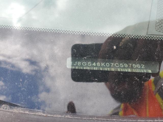 1J8GS48K07C597562 - 2007 JEEP GRAND CHER LAREDO BURGUNDY photo 12