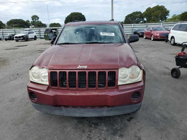 1J8GS48K07C597562 - 2007 JEEP GRAND CHER LAREDO BURGUNDY photo 5