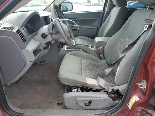 1J8GS48K07C597562 - 2007 JEEP GRAND CHER LAREDO BURGUNDY photo 7