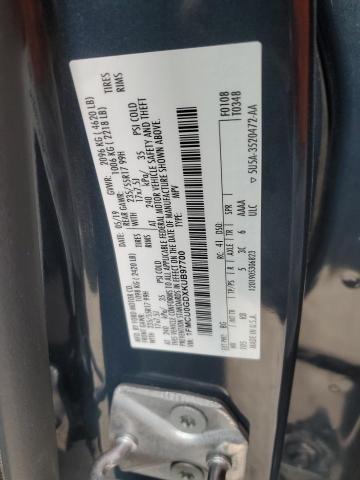 1FMCU0GDXKUB97700 - 2019 FORD ESCAPE SE Boz foto 12