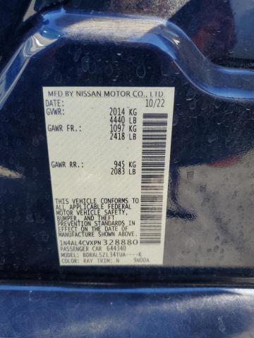 1N4AL4CVXPN328880 - 2023 NISSAN ALTIMA SR ლურჯი ფოტო 13