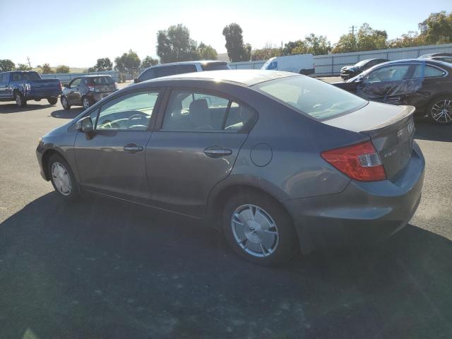 2HGFB2F66CH574003 - 2012 HONDA CIVIC HF GRAY photo 2