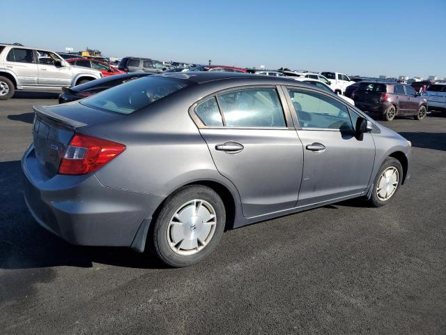 2HGFB2F66CH574003 - 2012 HONDA CIVIC HF GRAY photo 3