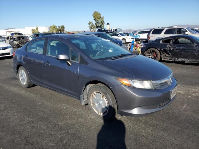 2HGFB2F66CH574003 - 2012 HONDA CIVIC HF GRAY photo 4