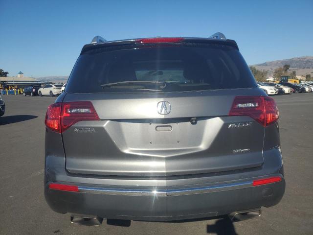2HNYD2H61BH527632 - 2011 ACURA MDX TECHNOLOGY GRAY photo 6