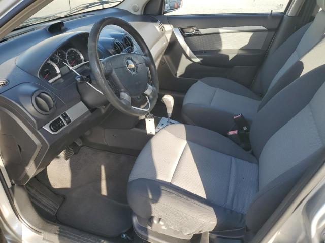 KL1TD6DE6BB156830 - 2011 CHEVROLET AVEO LS SILVER photo 7