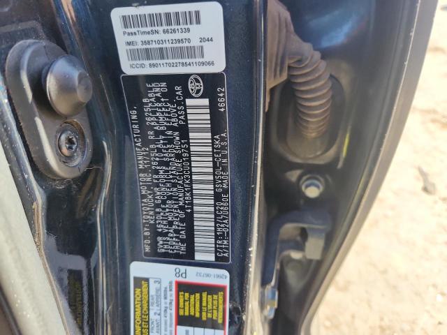 4T1BK1FK3CU019751 - 2012 TOYOTA CAMRY SE BLACK photo 13