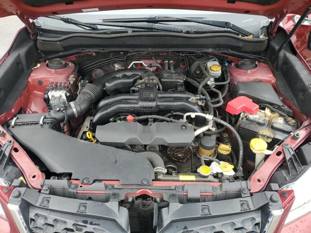 JF2SJADC2FH487682 - 2015 SUBARU FORESTER 2.5I PREMIUM წითელი ფოტო 12