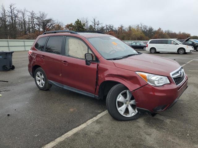 JF2SJADC2FH487682 - 2015 SUBARU FORESTER 2.5I PREMIUM წითელი ფოტო 4