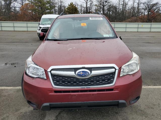JF2SJADC2FH487682 - 2015 SUBARU FORESTER 2.5I PREMIUM წითელი ფოტო 5