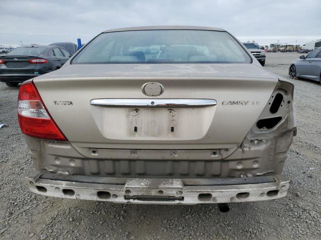 JTDBE32K020060969 - 2002 TOYOTA CAMRY LE TAN photo 6