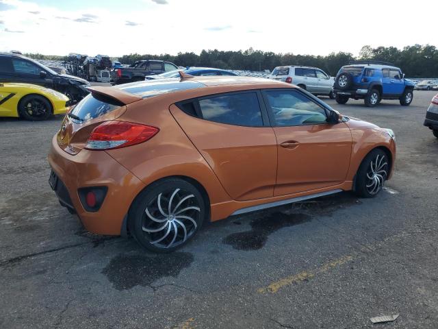 KMHTC6AE2FU221985 - 2015 HYUNDAI VELOSTER TURBO ORANGE photo 3