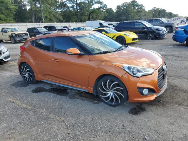 KMHTC6AE2FU221985 - 2015 HYUNDAI VELOSTER TURBO ORANGE photo 4